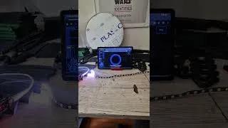 Miniature : avancement de l'interface de la porte et premier test de chevrons #3dprinting #sg1 #stargate