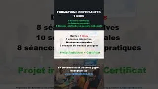 Miniature : Formations accélérées et normales en présentiel et en distance (en ligne) sig, télédétection, data