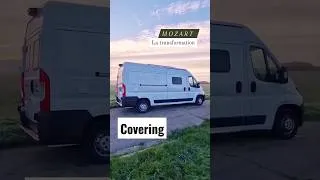 Miniature : Rate this transformation #cover #covering #wrapping #wrap #fourgonamenage #vanlife