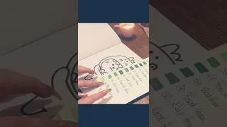 Miniature : No talking | coloriage d’animaux mignons 💜#coloriage #kawaii #cute #asmr #nails #short
