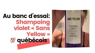 Miniature : Shampoing violet "Sans Yellow": Au banc d'essai! #cheveuxblancs #produitquébécois