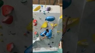 Miniature : Un 7b extrême 🔥 #climbing #bouldering #shorts