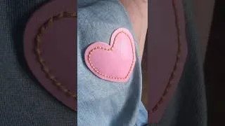 Miniature : #upcycling of the day, hello! Adorable elbow patches to embroider #diy #embroidery #sewing #craft