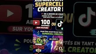 Miniature : Abonnez vous pour qu’on soit supercell creator svp 🙏🙏❤️ #clashofclans #supercellcreator #supercell