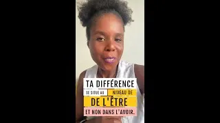 Miniature : Ta différenciation se situe dans l’être et non dans l’avoir ✨