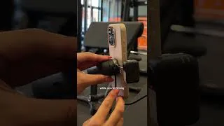 Miniature : Stop asking people to film your workouts 👀 #DJIOM8 #DJIOsmoMobile8 #PhoneStabilizer