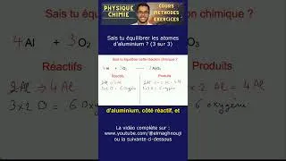 Miniature : Sais tu équilibrer les atomes d'aluminium ? (partie 3 / 3)