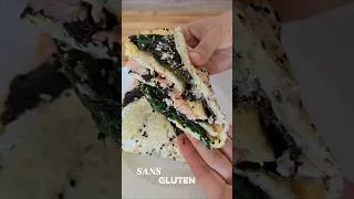 Miniature : Crêpe Salée Sans Gluten — Saumon, Épinards & Algues 🐟