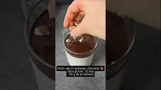 Miniature : Petit-dej gourmand sans gluten & IG bas 🍫🍓 ~20 g de protéines