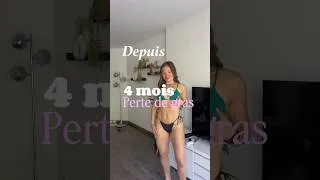 Miniature : 4 MOIS DE PERTE DE GRAS | mon évolution, mes difficultés #pertedepoids #motivation #diététique