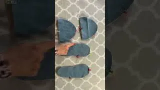 Miniature : Tutoriel couture facile:une paire de pantoufles, en moins d'une heure #diy #tutocouturefacile