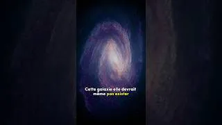 Miniature : une galaxie invisible #astronomie #galaxie #espace #science #shorts
