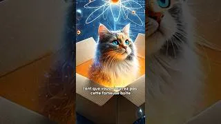 Miniature : Schrödinger et son chat 🐱 #chat #science #experience #physique #shorts