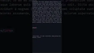 Miniature : Vidéo short:  Comment modifier la taille de vos-fonts sur vs code
