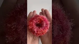 Miniature : Une éponge… en donut ? 😱🍩😍 #crochet #diy #eponge #donut #faitmain #crochetaddict #handmade