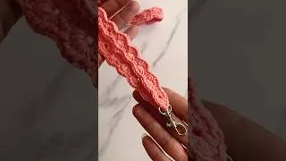 Miniature : Tour de cou porte-clés au crochet 😍 (facile)