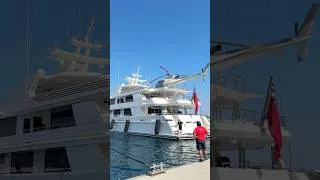 Miniature : 50m Night Howl luxury yacht built by westport yachts USA #luxury #yacht #perfect #docking