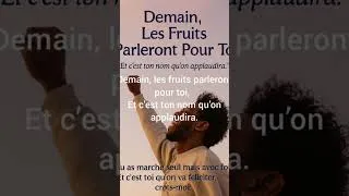 Miniature : Demain, les fruits parleront pour toi #motivation #courage #développementpersonnel