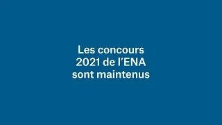 Miniature : Les concours de l'ENA sont maintenus #2021concoursena