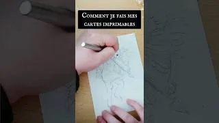 Miniature : Apprends à créer GRATUITEMENT tes propres cartes imprimables!  INKTOBER 2023 - dodge