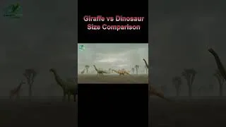 Miniature : Giraffe vs Dinosaur Size Comparison-----Very soon------