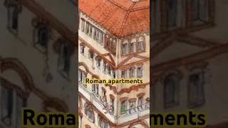 Miniature : Roman apartments (insulae) #ancienthistory #architecture #history