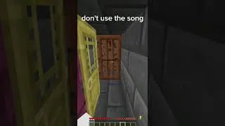 Miniature : don't use the song #minecraft #memes #shorts ...