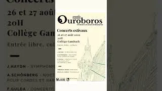 Miniature : Concerts estivaux 2022