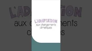 Miniature : 🌱 Qu’est-ce que l’adaptation aux changements climatiques?