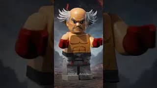 Miniature : Tekken 3 Characters as LEGO. Heihachi, Kuma, Ogre, True Ogre #tekken3 #tekken