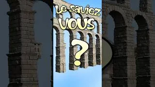 Miniature : Cet aqueduc tient depuis 2000 ans sans mortier ! #lesaviezvous #anecdote #histoire #rome