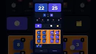 Miniature : application volley Ball manager score sheet