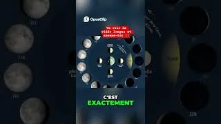 Miniature : pourquoi la Lune n'est pas la même toute la nuit ? #science #documentaire #space #espace #shorts