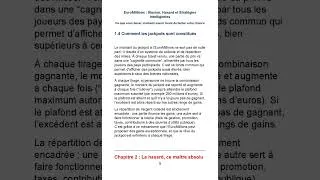 Miniature : EXTRAIT EuroMillions  Illusion, Hasard et Stratégies Intelligentes