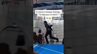 Miniature : Dès qu’on reçoit : dispo pour une partie 😂😂😂 #padel