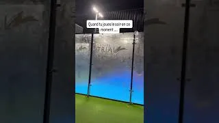 Miniature : Les vitres en ce moment le soir 😂#padel