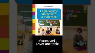 Miniature : Montessori : Laver une table