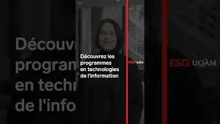 Miniature : Les programmes en TI avec la diplômée et étudiante Sylvie Daigle
