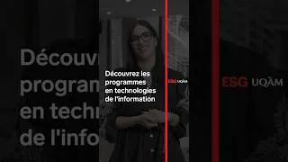 Miniature : Les programmes en TI avec l'étudiante Chiraz Ben Arfa