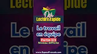 Miniature : 🙏🏻 #LectureRapide: Le travail en équipe 3 #lecture #TravailEnÉquipe #Équipe #cooperation #Solidarite