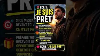 Miniature : Écris JE SUIS PRÊT #shorts   #meditation   #motivation