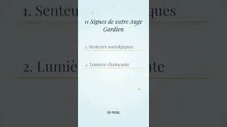 Miniature : 11 signes qu’un ange gardien veille sur vous