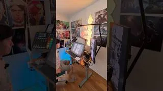 Miniature : Mon nouveau setup dessin manga à domicile enfin terminé ☺️