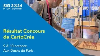Miniature : 🎉 #SIG2024 Découvrez les gagnants du concours de CartoCréa ! 🎉