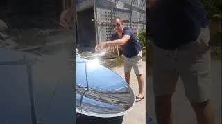 Miniature : La parabole solaire est arrivée ! #solar