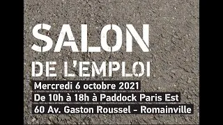 Miniature : Salon de l'emploi le 6 octobre au Paddock à Romainville