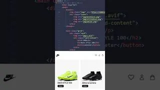 Miniature : 👉Créer une page E-commerce Responsive  #coding #coding  #html #css  #webdesign #ecommerce