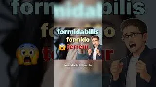 Miniature : "Formidable" ne voulait pas dire ce que vous croyez 😳#etymologie #francais #languefrancaise