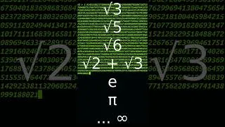 Miniature : nombres irrationnels #maths