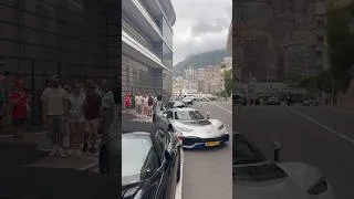 Miniature : Mercedes amg one with sf90xx in Monaco 🇲🇨 #monaco #mercedes #amgone #ferrari #amgone
